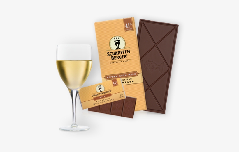 Scharffen Berger 41% Milk Chocolate Bar, transparent png download