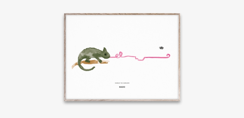 Charlie The Chameleon - Illustration, transparent png download