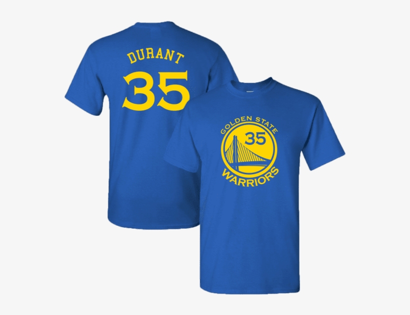 Men's Golden State Warriors Kevin Durant - Active Shirt, transparent png download