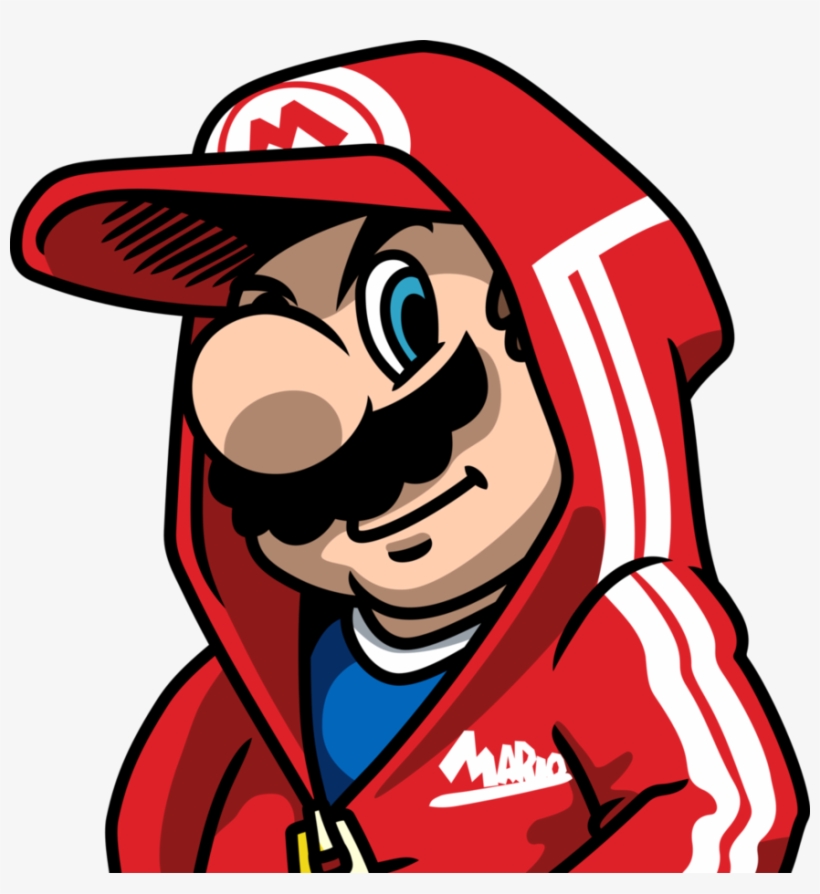 Gangsta Mario Vector By Weegeestareatyou - Super Mario Strikers, transparent png download