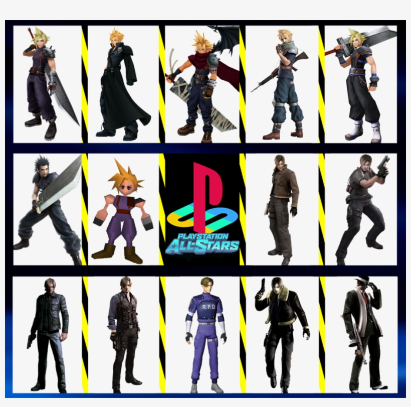 Png - Cloud Strife Leon Kennedy, transparent png download