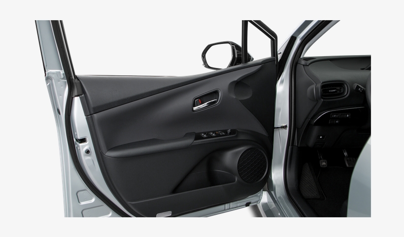 Inside Of Driver's Side Open Door, Window Open - Hatchback, transparent png download