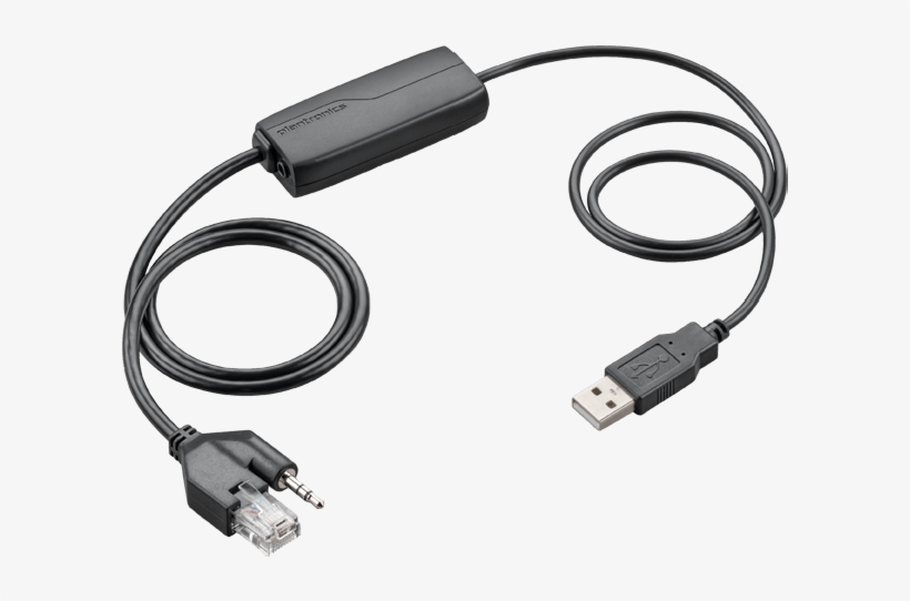 Plantronics Apu-75 Base To Usb Connection For Cs500 - Plantronics Apu 75, transparent png download