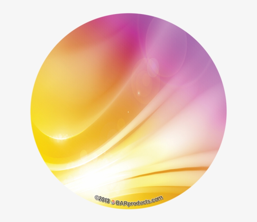 4in Rnd 0000s 0015 Pink Yellow Abstract - Oval, transparent png download