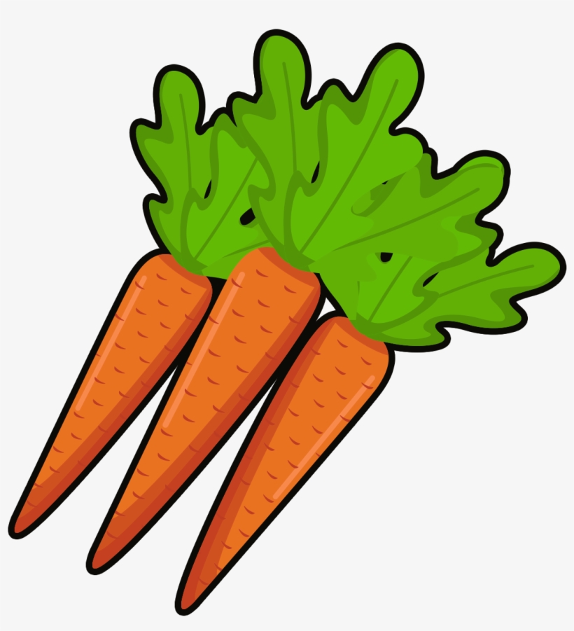 Vegetables Simple Hand Drawn Cartoon Png And Psd - Baby Carrot, transparent png download