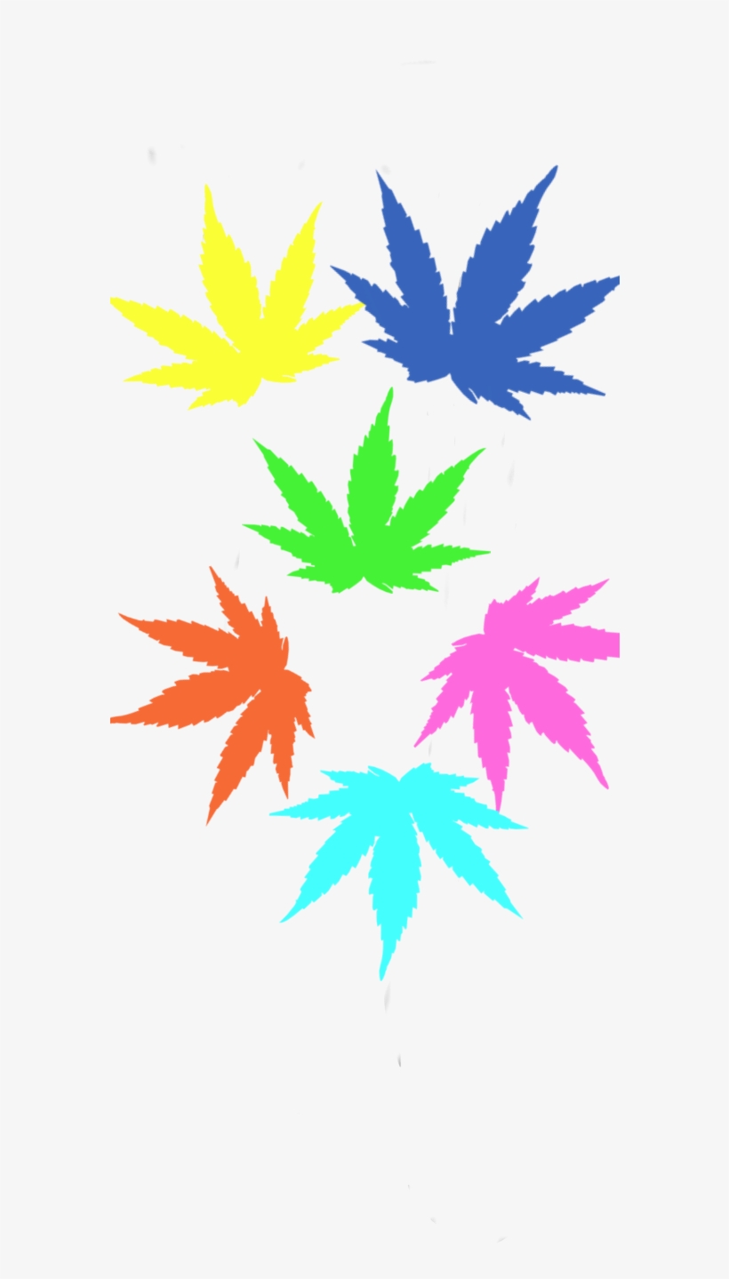 Http - //i - Imgur - Com/4ilroi9 - Transparent Rainbow Weed Leaf Png, transparent png download