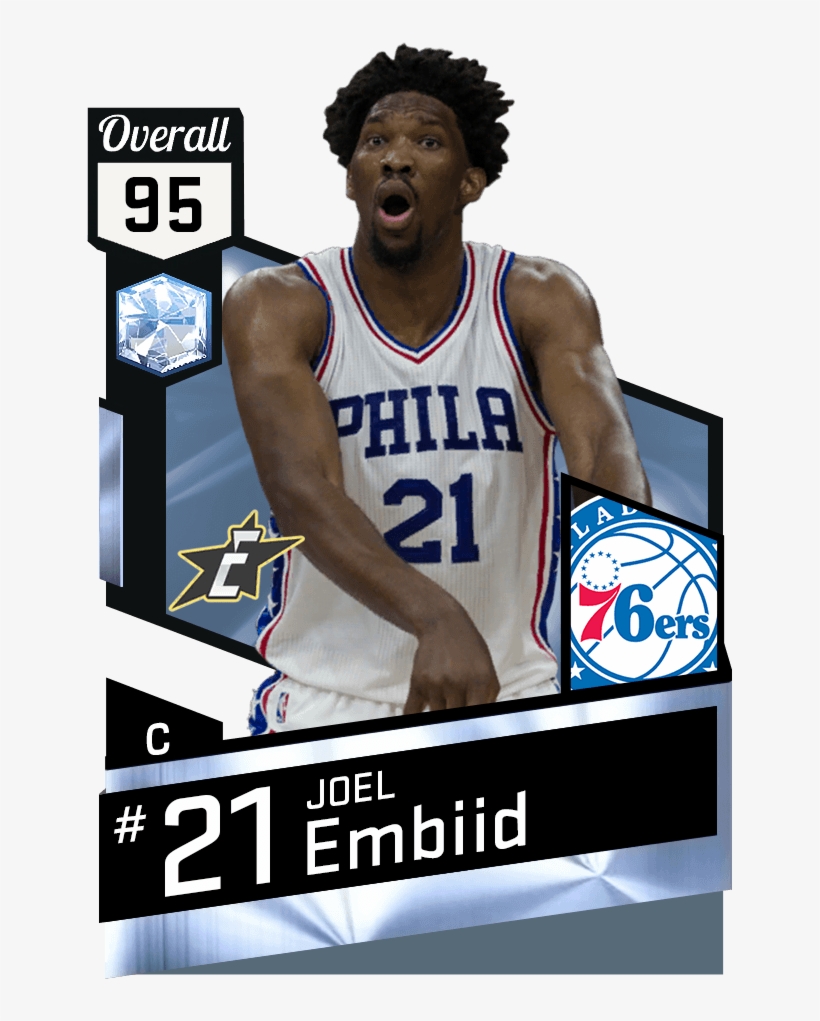 Joel Embiid - 99 Steph Curry 2k17, transparent png download