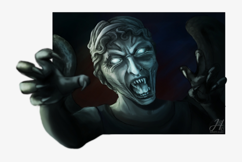 Source Is Http - Doctor Who Weeping Angel Art, transparent png download