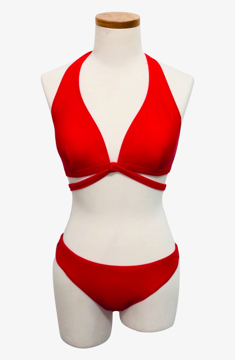 Women's Halter Style Bikini Suit - Lingerie Top, transparent png download