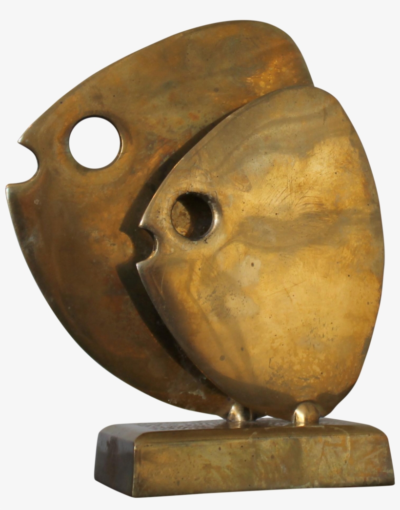 Brass Table Sculpture On Chairish - Carving, transparent png download