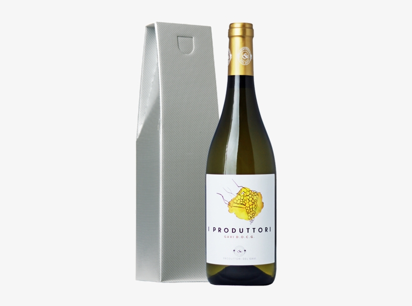 Classic White Wine - Glass Bottle, transparent png download