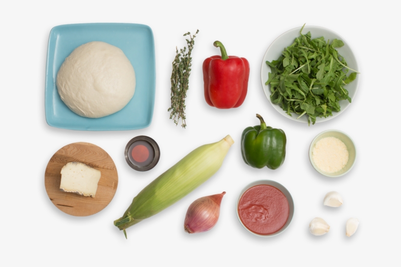 Summer Corn & Bell Pepper Pizza With Taleggio Cheese - Natural Foods, transparent png download