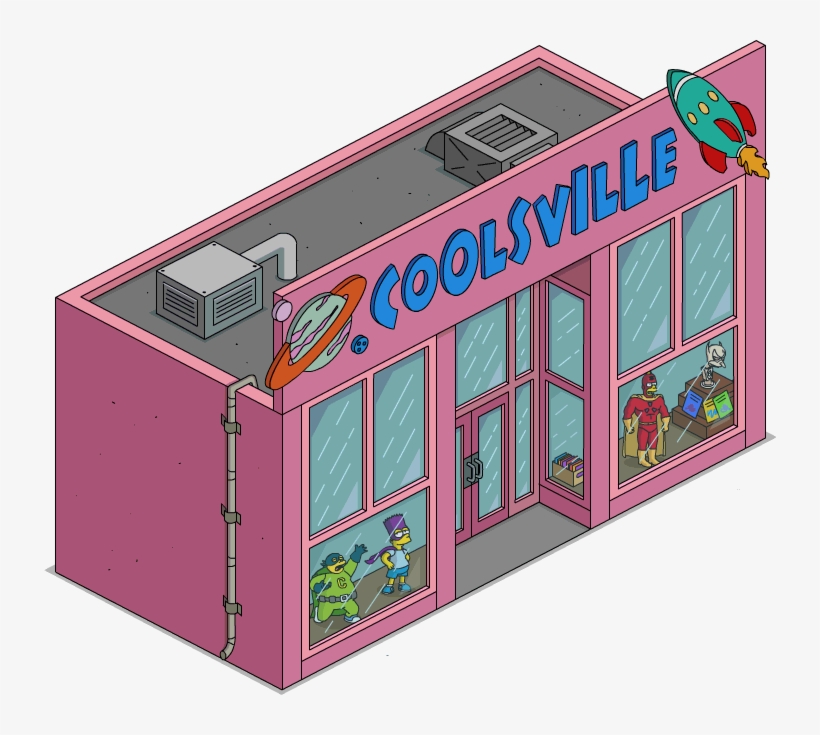 Tsto Coolsville - Simpsons Tapped Out Coolsville, transparent png download
