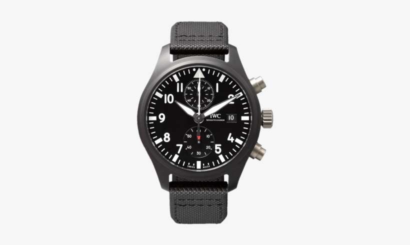 Iwc Iw389001 Pilot's Chronograph Top Gun - Iwc Iw389001, transparent png download