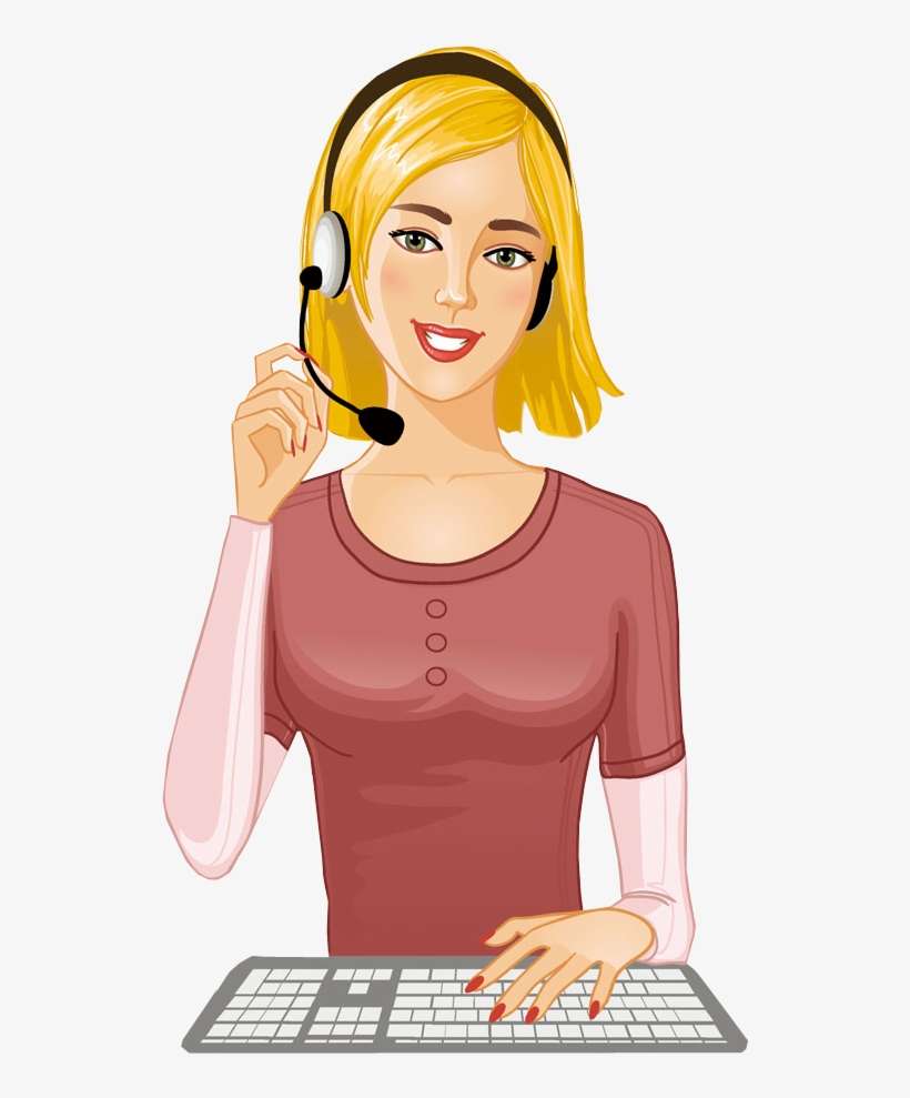 1designshop Royalty Free - Headphone Girl Clip Art Png, transparent png download