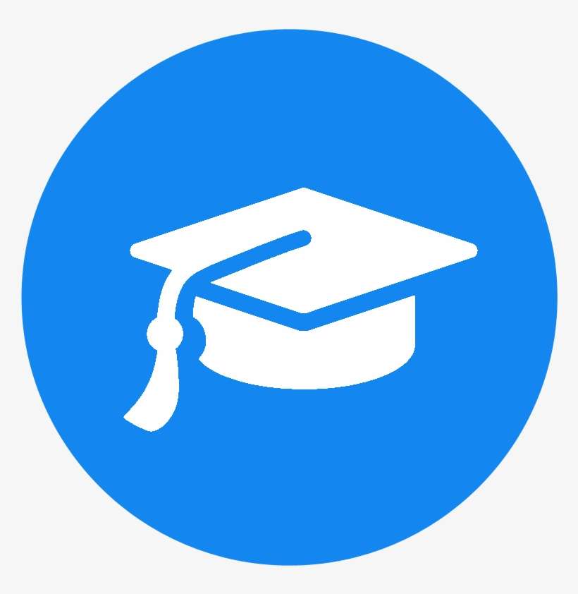Graduation Cap1 - Facebook Messenger Round Icon, transparent png download