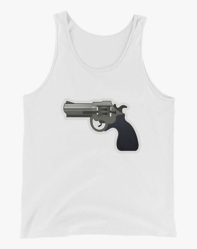 Men's Emoji Tank Top - Revolver, transparent png download