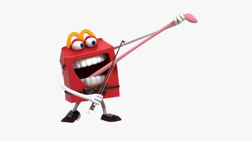 Chicken Playing Baseball Clipart - Mcdonalds Happy Png, transparent png download