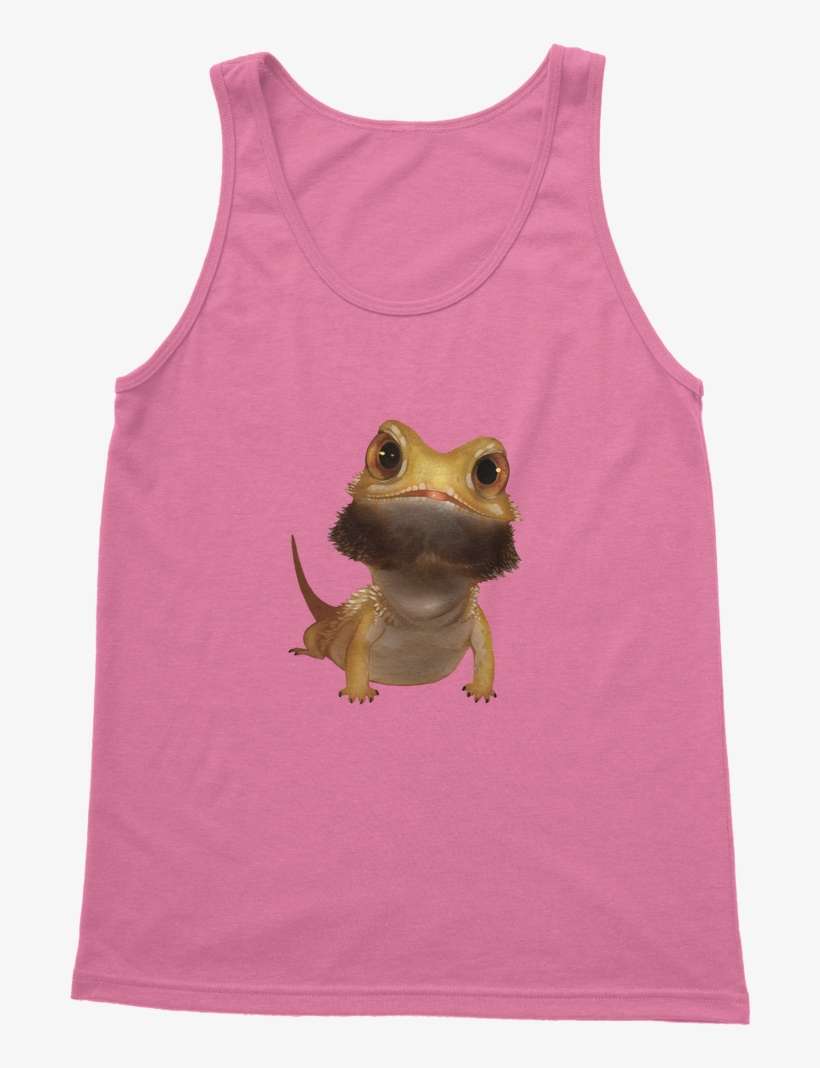 Ct005 Pogona Bearded Dragon Black Women's Tank Top - Toad, transparent png download