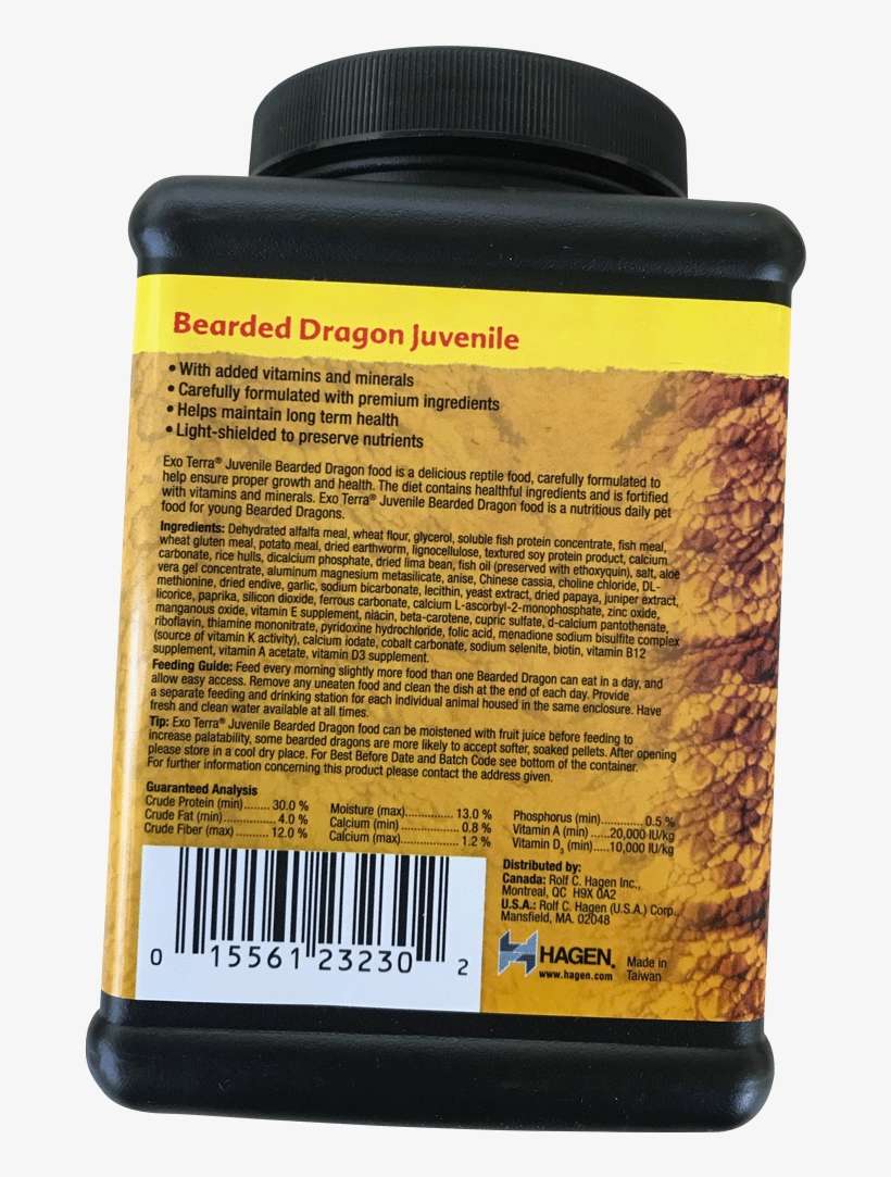 Exo Terra Bearded Dragon Food - Chocolate, transparent png download