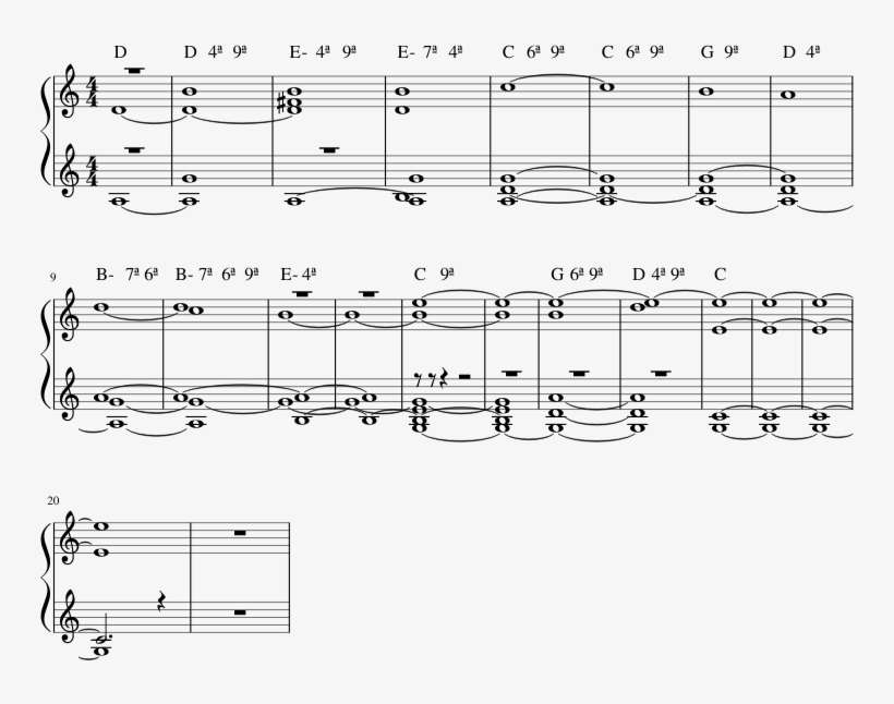 Midi Horn En Clave De Sol - Sheet Music, transparent png download