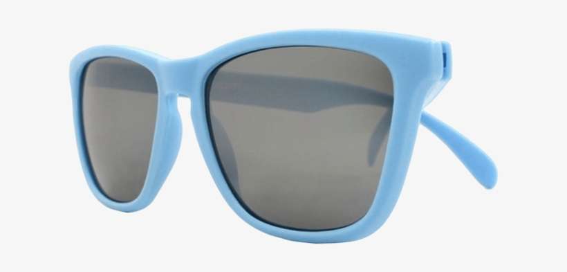 Classic Premium Unisex Sunglasses Carolina Blue/smoke-prgl1015 - Plastic, transparent png download