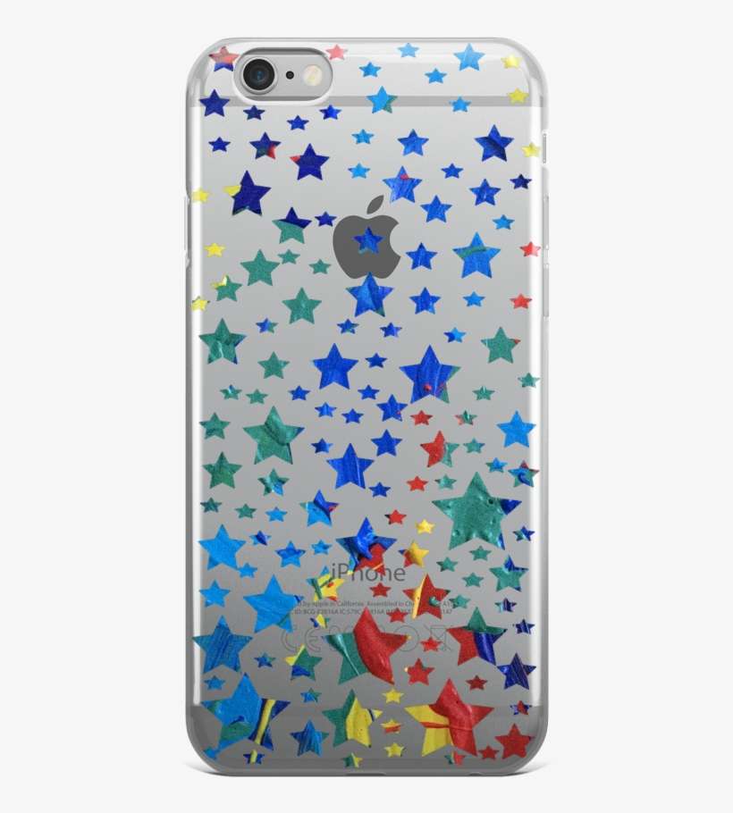 Painted Star Print Thin Fit Iphone Case For Iphone - Mobile Phone Case, transparent png download