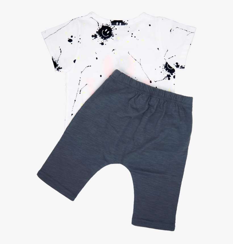 Graffiti Smiley Harem Pants Set Da1001 - Board Short, transparent png download