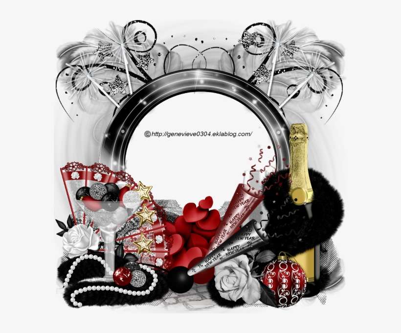 304975cluterbalustrade 315178clusternoiretblanc 321861clusterplumepaon - Picture Frame, transparent png download