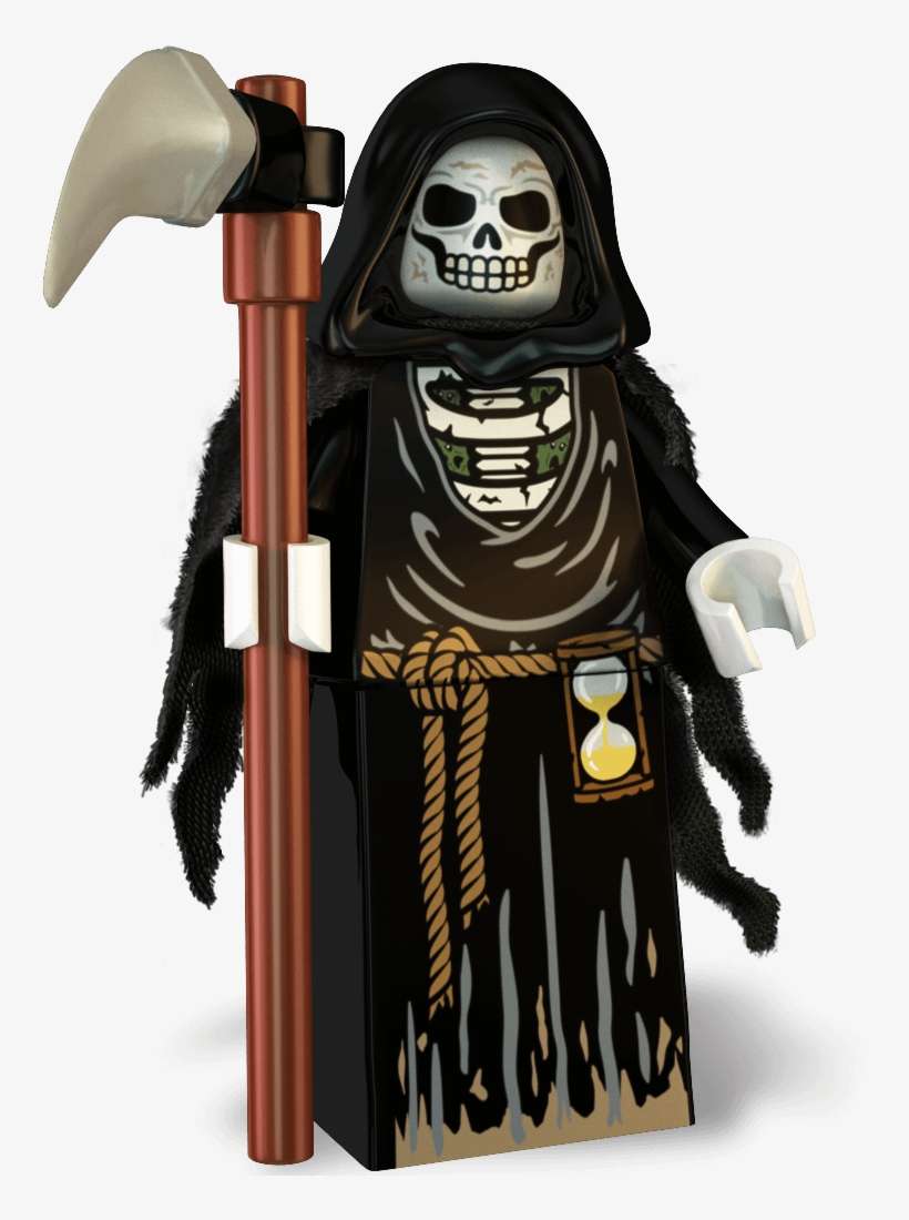 Homeminifigures View All - Lego Grim Reaper, transparent png download