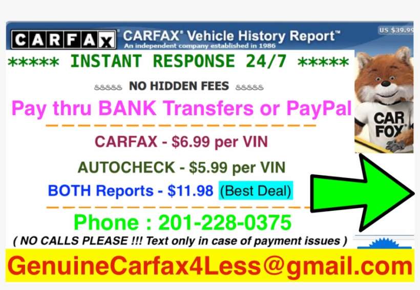 If You Want To See A Carfax Report But Want To Save Carfax PNG Image