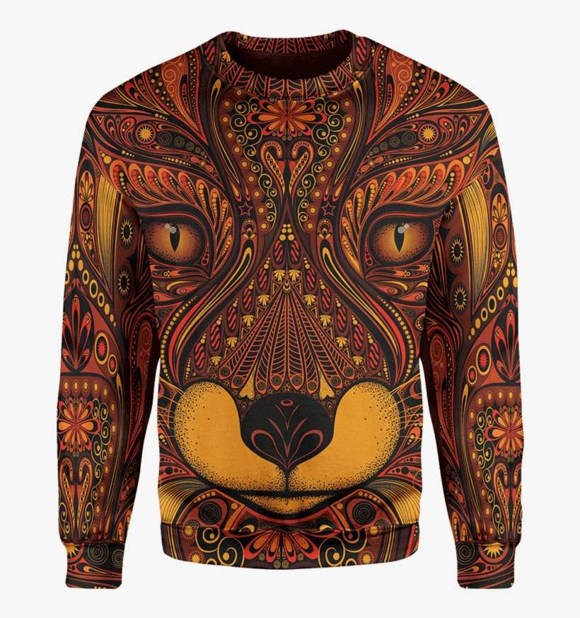 The Red Fox Sweater - Sweater, transparent png download