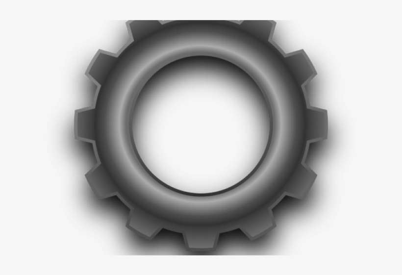 Metal Gear Clipart Silhouette - Imagen De Engranaje Png, transparent png download