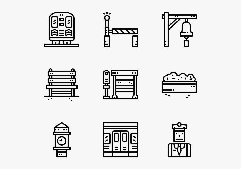 Train Station - Noodle Icon Transparent Background, transparent png download