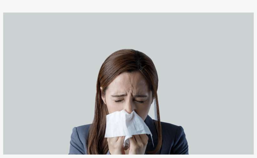 Sedating Antihistamines Do They Still Have A Role - Female Blowing Nose Clipart, transparent png download