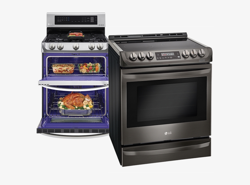 Ranges Lg Gas Stove With Double Oven Reviews PNG Image Transparent