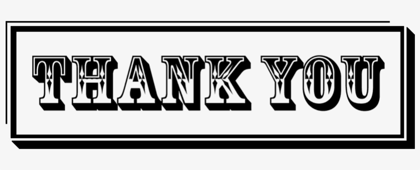 Western-style Thank You Stamp - Thank You Western Style, transparent png download