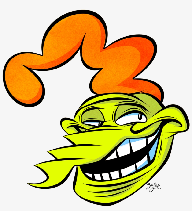 Smirktrollface - Cartoon, transparent png download