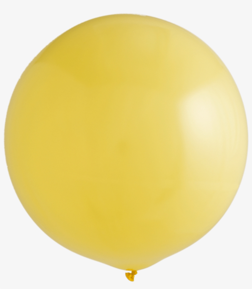 Pearl Lemon Chiffon Giant Balloon - Balloon, transparent png download