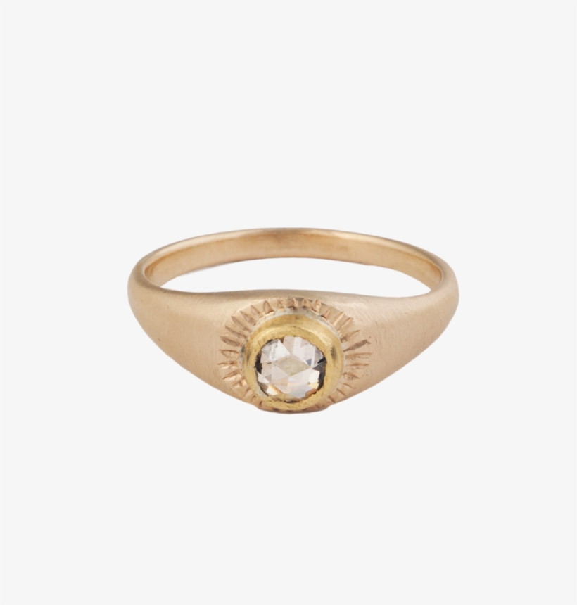 Elizabeth Street 14k Yellow Gold Ring With 18k Yellow - Bangle, transparent png download