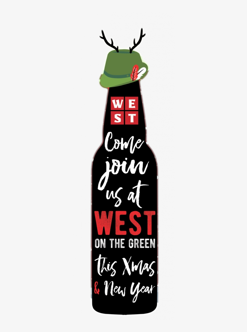 Throughout The Month Of December 2018, West On The - Bottle, transparent png download
