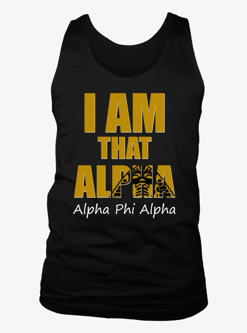 Alpha Phi Alpha Tagline District Mens Tank - Active Tank, transparent png download