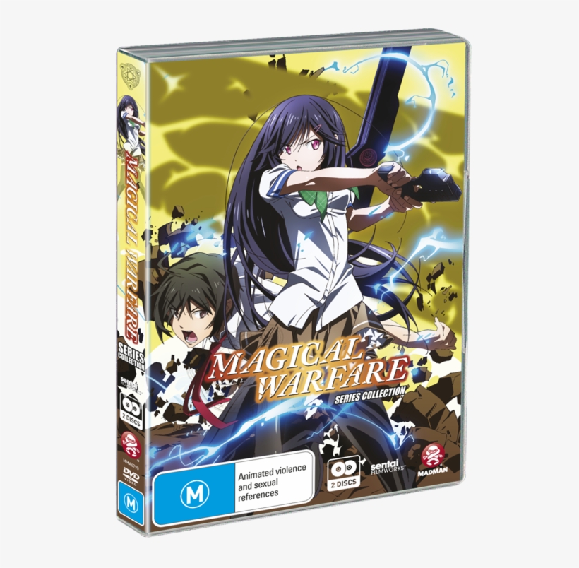 Doesn't Lack For Action Or Creative Magic Use" - Anime Magical Dvd, transparent png download