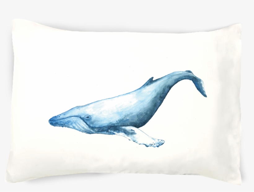 Whale Hello Pillowcase - Cushion, transparent png download
