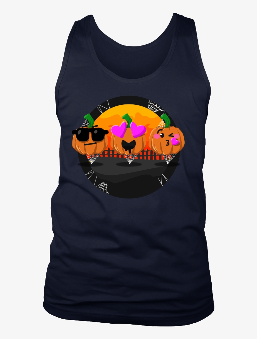Cartoon Fruit Feeling In Love Pumpkin Face Halloween - Shirt, transparent png download