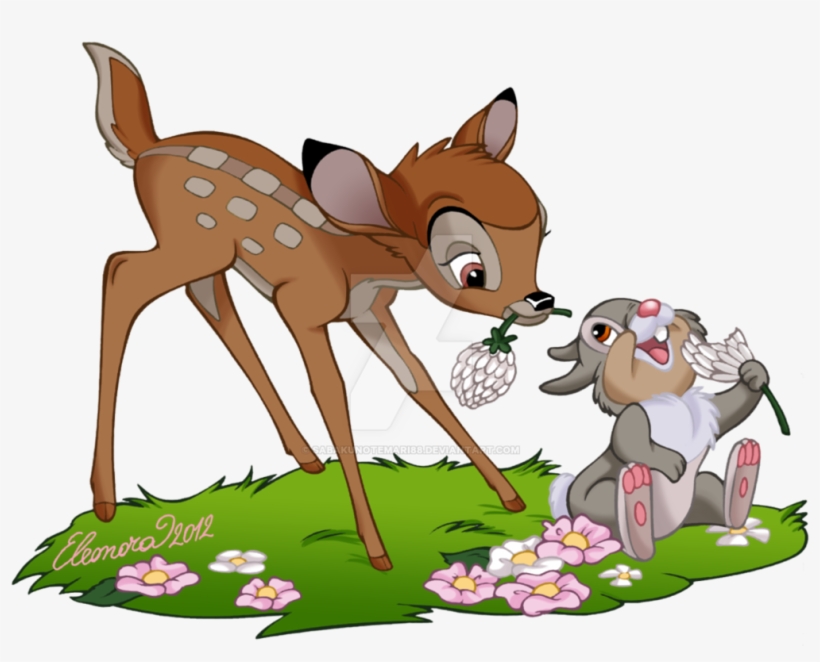 Bambi And Thumper - Bambi And Thumper Colors, transparent png download