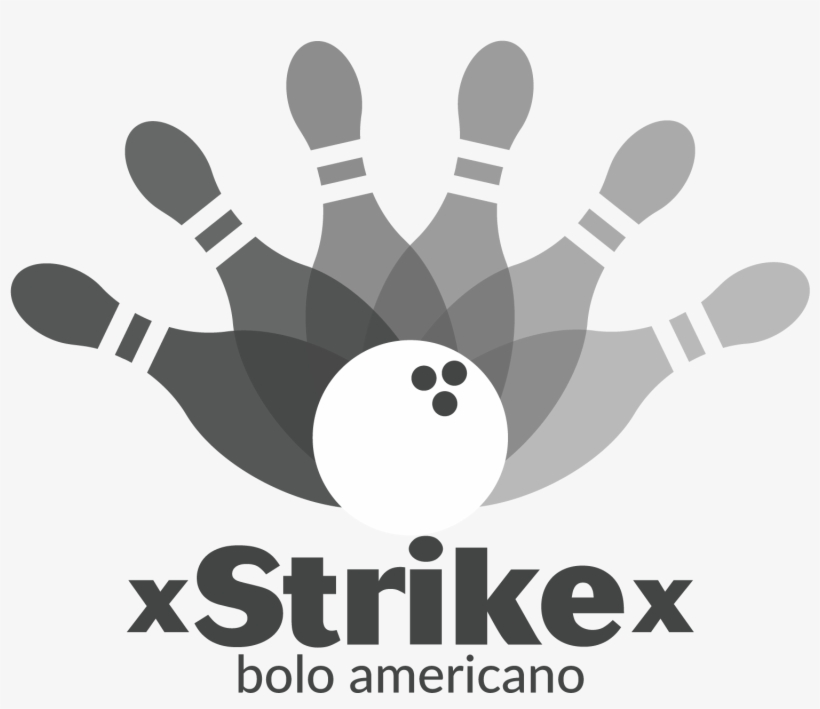 Logo Strike Bolo Americano - Ten-pin Bowling, transparent png download