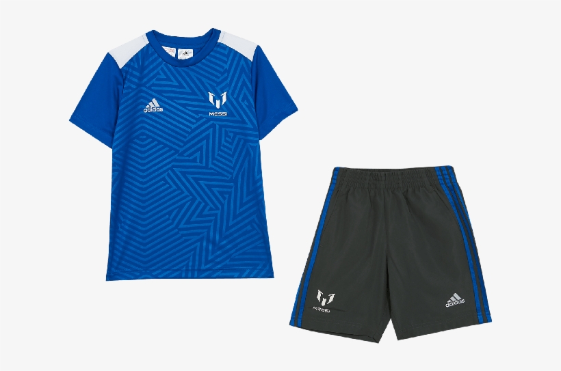 Blue Youth Messi Football Clothing Set - Board Short, transparent png download