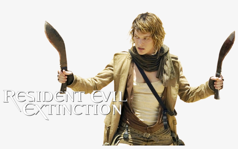 Extinction Image - Resident Evil Extinction Milla Jovovich, transparent png download