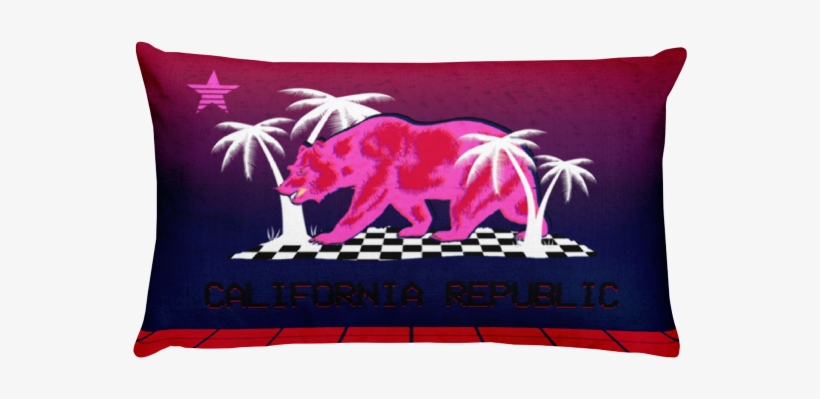 California Vaporwave Premium Pillow - Prank Wars Png, transparent png download